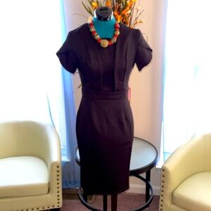 Collection | Textured Print Short Sleeve Shift Dress​